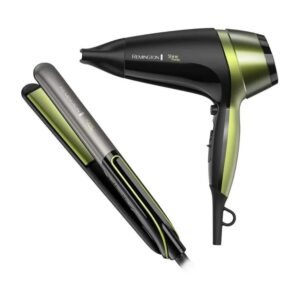 Combo REMINGTON Alisadora y Secadora | Aguacate con Macadamia | S12A-D13A (110)
