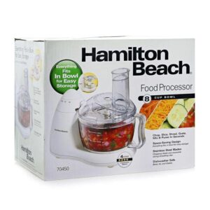 Procesador de alimentos Hamilton Beach | 300W 8 Tazas Blancos HB-70450