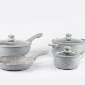 Bateria de Cocina PICCA 7 Piezas | VERONA color GRIS | PI007BMG