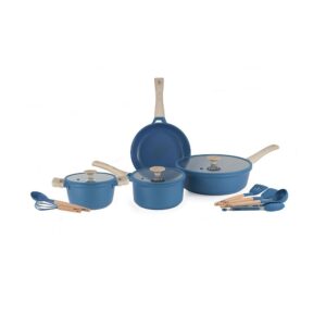 Bateria de Cocina PICCA 13 Piezas| Faro Color Azul | Antiadherente Cerámico - P