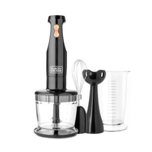 Batidora de Inmersión BLACK AND DECKER 3 en 1 | 200 W | HB2800B