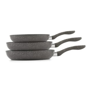 Juego de Sartenes PICCA | 3 Piezas | 20", 24", 28"cm | Color Cafe | PI003SSMT