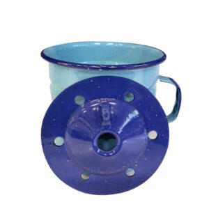 Vaso Hervidor Petrificado | 18 cm | Con Espumadera