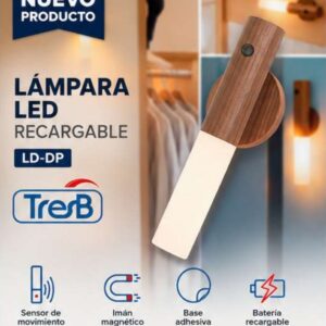 Lámpara Led Recargable TRESB | Sensor de Movimiento | Bateroa Recargable